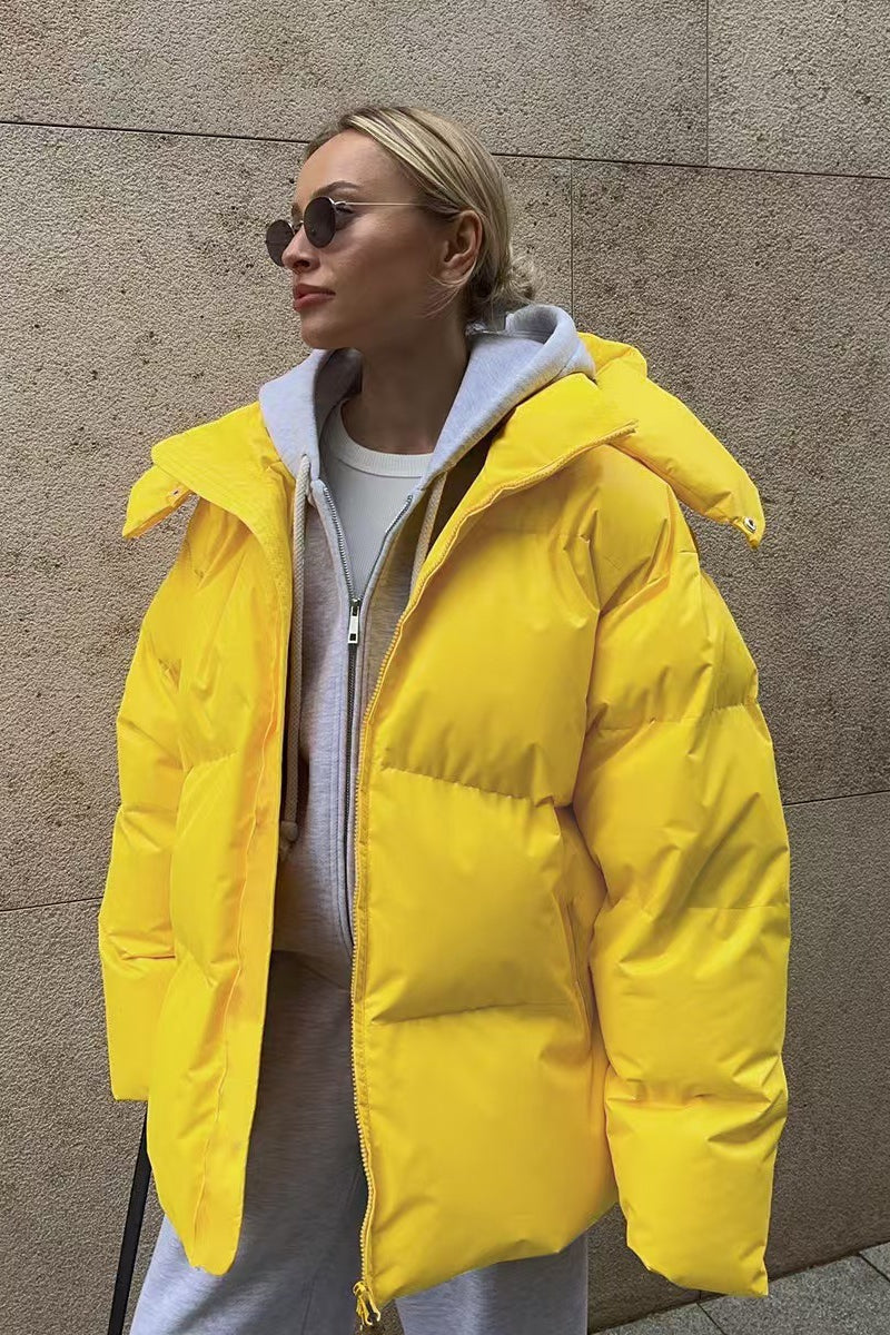 Heavy Duty Zipped Hooded Puffer Jacket image 26
