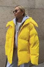 Heavy Duty Zipped Hooded Puffer Jacket image 26