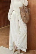 Hollow Out Lace Loose Wide Pants image 1