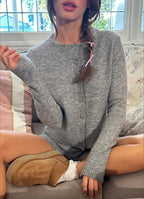 Soft Knit Solid Color Cardigan image 2