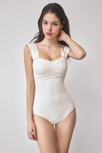 Wide Strap Slim Fit Triangle One Piece Set image 3