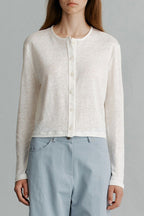 Solid Color Buttoned Knit Cardigan image 2