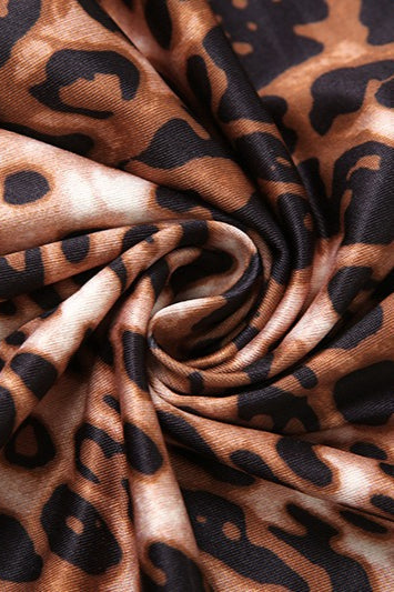 Sexy Leopard Print Backless Maxi Dress image 7