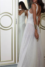 Sexy Backless Mesh Cami Maxi Dress image 3