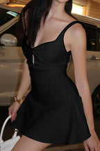 Summer French Pure Desire Elegant Slimming A-line Slip Party Dress image 9