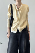 Color Block Layered Cardigan image 1
