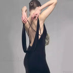 3D Floral Backless Satin Prom Dress image 3