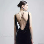3D Floral Backless Satin Prom Dress image 4