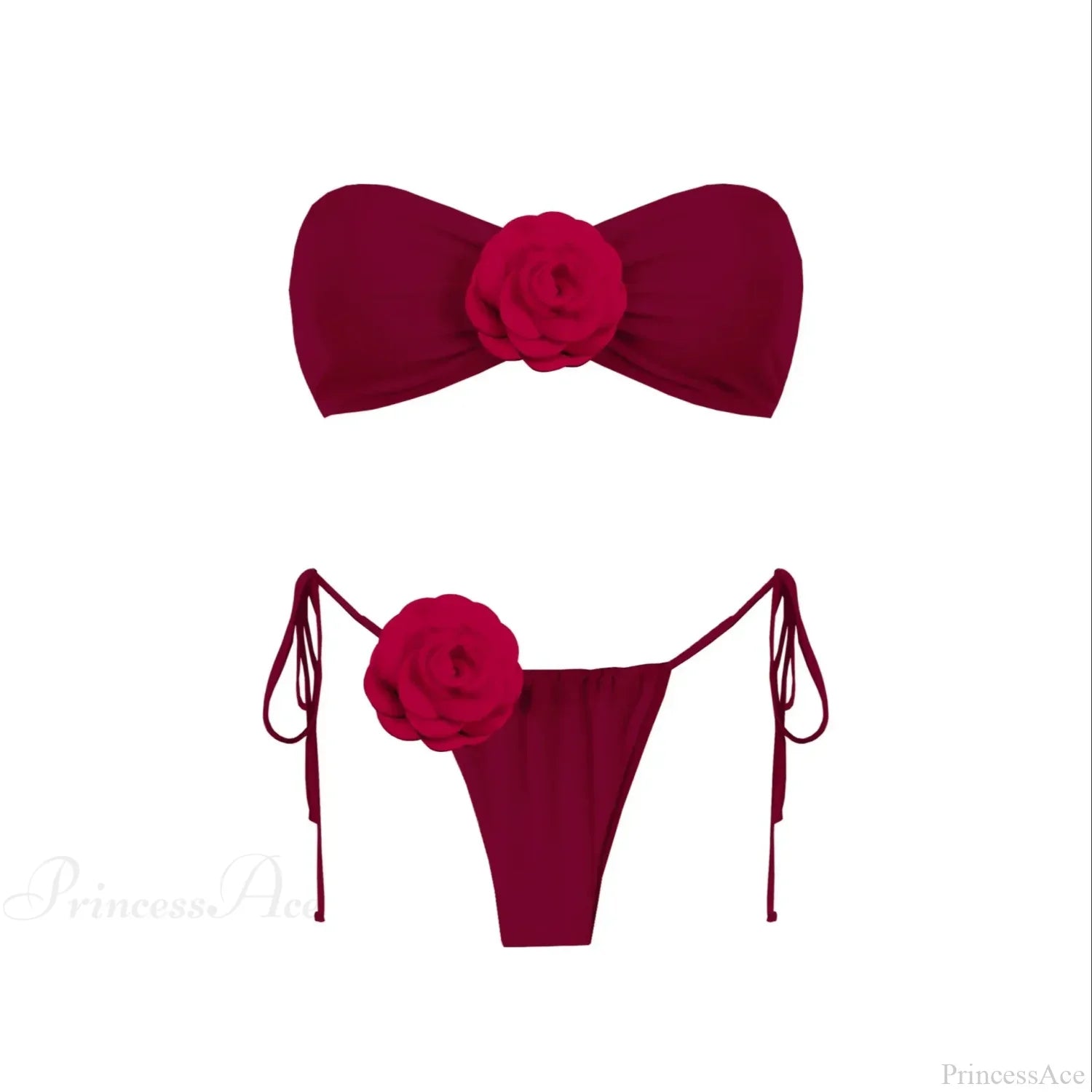 3D Flower Bandage Bikini Set image 6