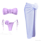 3D Flower Bandage Bikini Set image 16