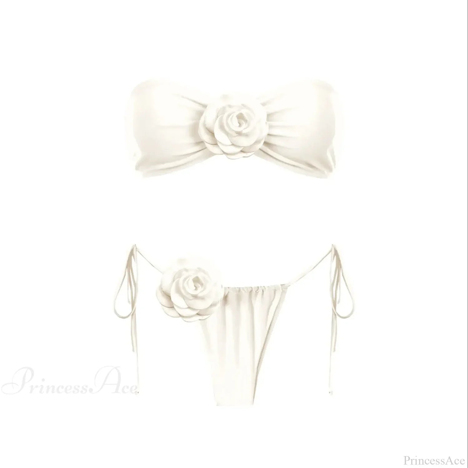 3D Flower Bandage Bikini Set image 5