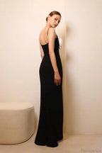 3D Flower Halter Long Party Dress image 3