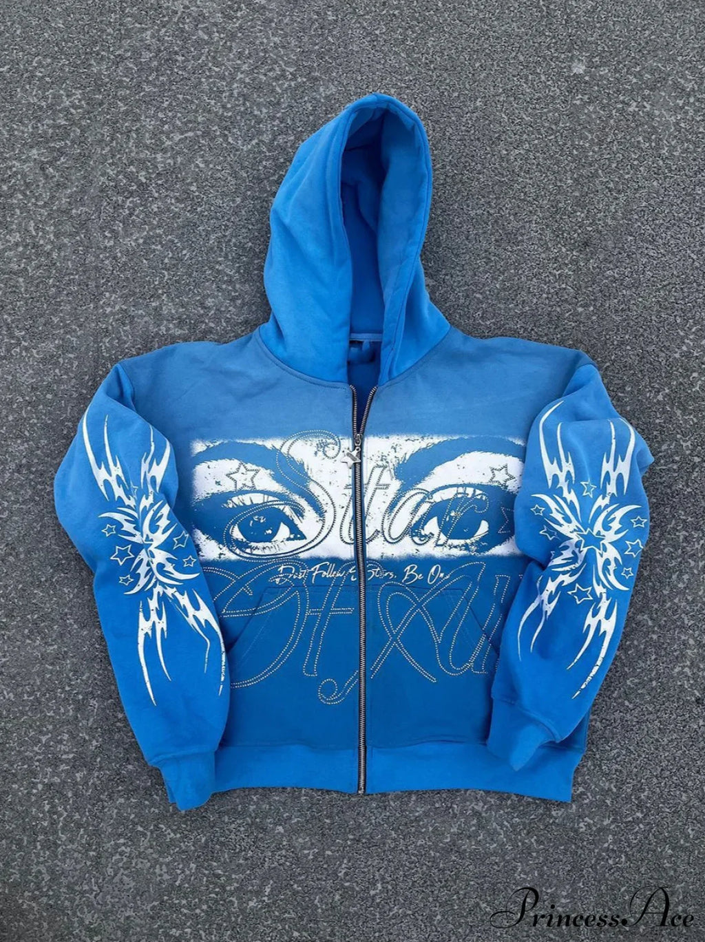 3D Print Vintage  Long Sleeve Zip Hoodie image 5