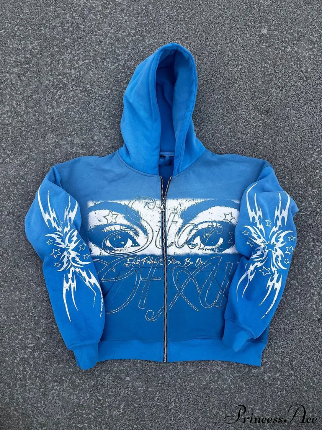 3D Print Vintage  Long Sleeve Zip Hoodie image 5