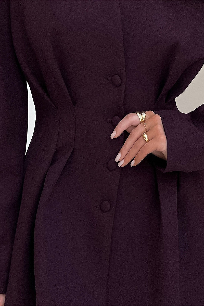 V Neck Waist Cinched Blazer image 12