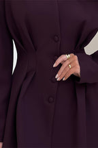 V Neck Waist Cinched Blazer image 12