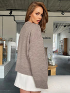 V-Neck Pocket Knit Cardigan image 12