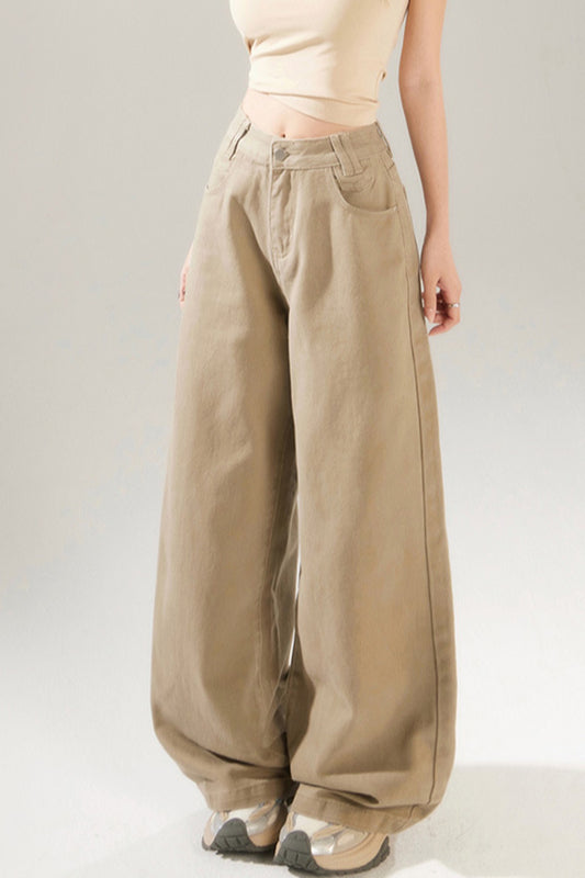 Vintage High Rise Wide Leg Long Jeans image 2
