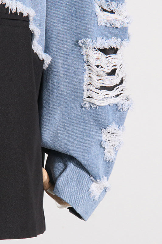 Loose Fit Summer Denim Coat image 5