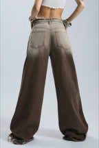 Ombre Low Rise Straight Leg Jeans image 3