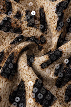 Strapless Leopard Sequin Bodycon Mini Dress image 5