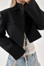 Trendy Cropped Suit Coat image 2