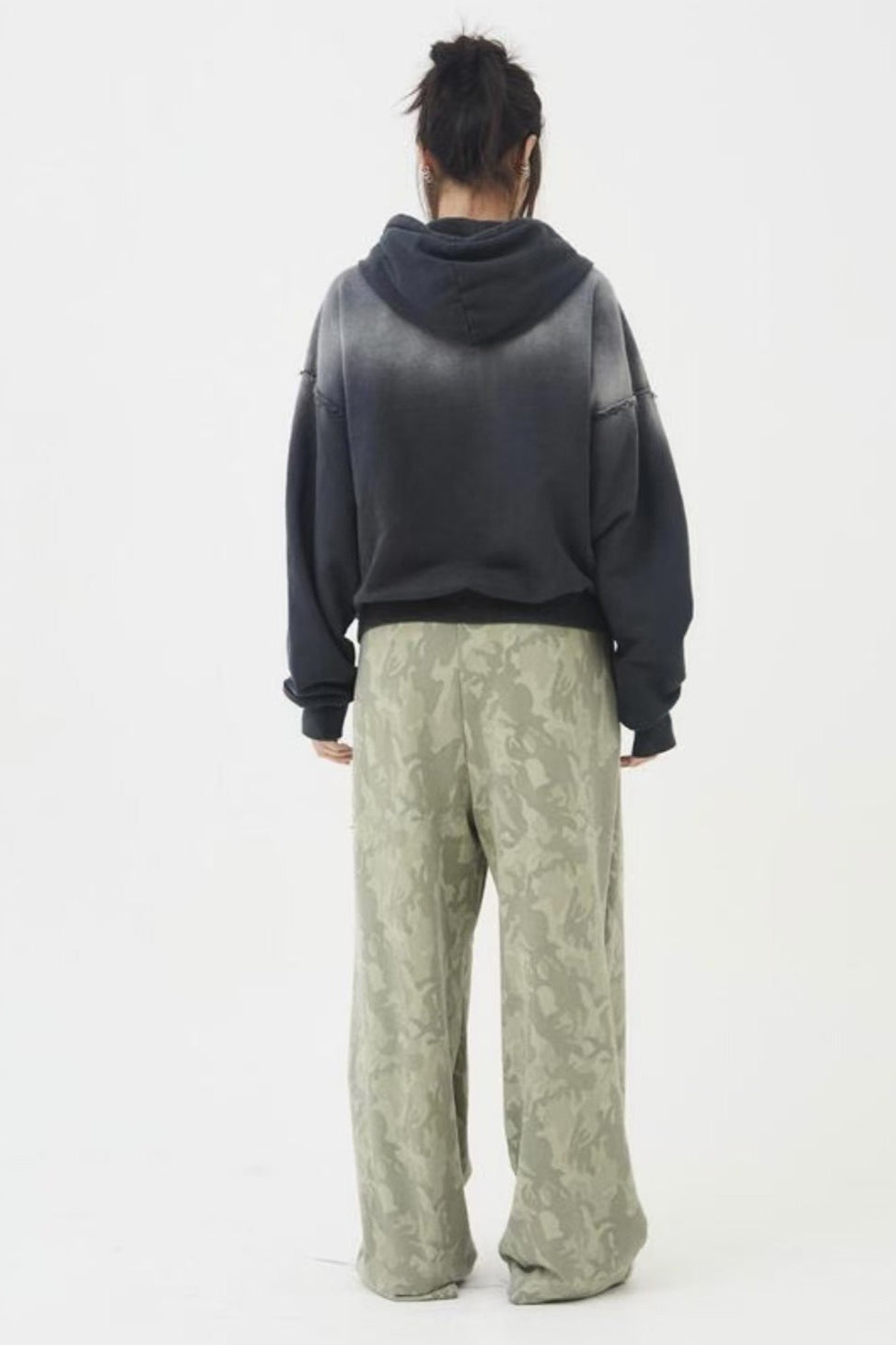 Vintage Washed Gradient Hoodie image 3