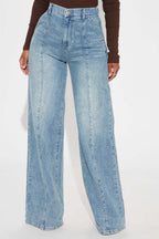 Loose Fit Washed Straight Jean image 1