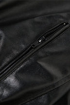 Trendy Cropped Moto Hoodie Coat image 6