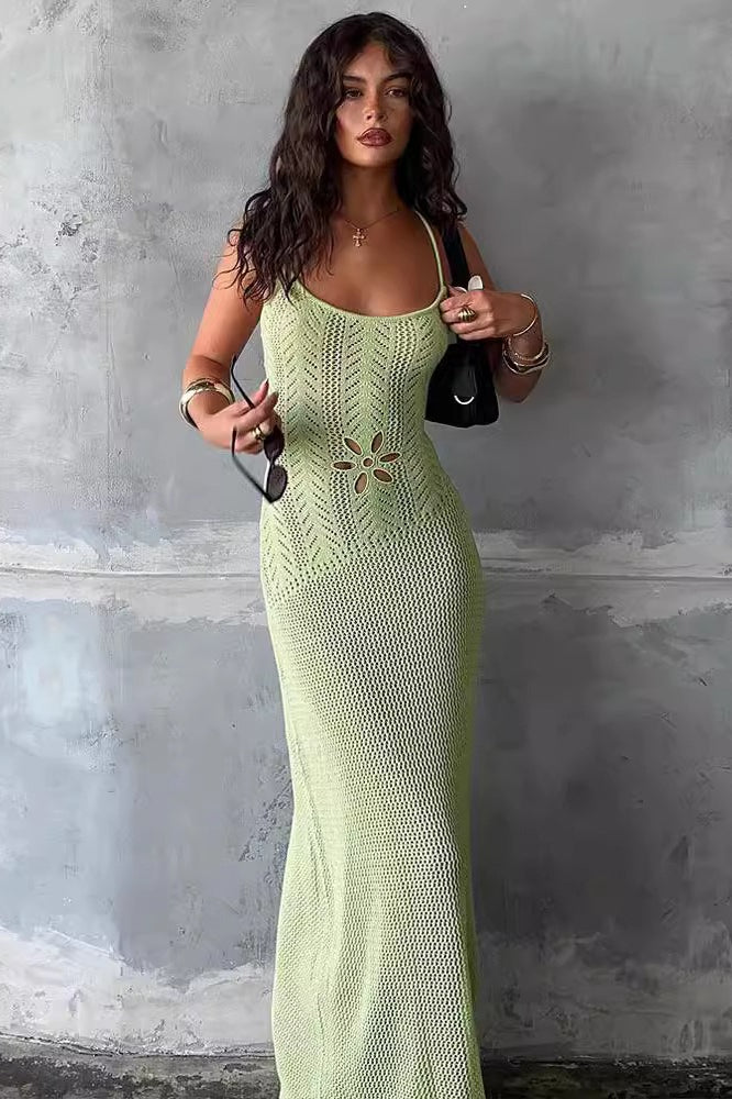 Backless Cutout Knit Sweater Dress image 2