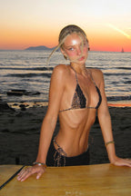 Leopard Lace Three Piece Swim Set image 3