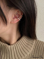 3pcs/set Fashion Zinc Alloy Textured Earrings image 6