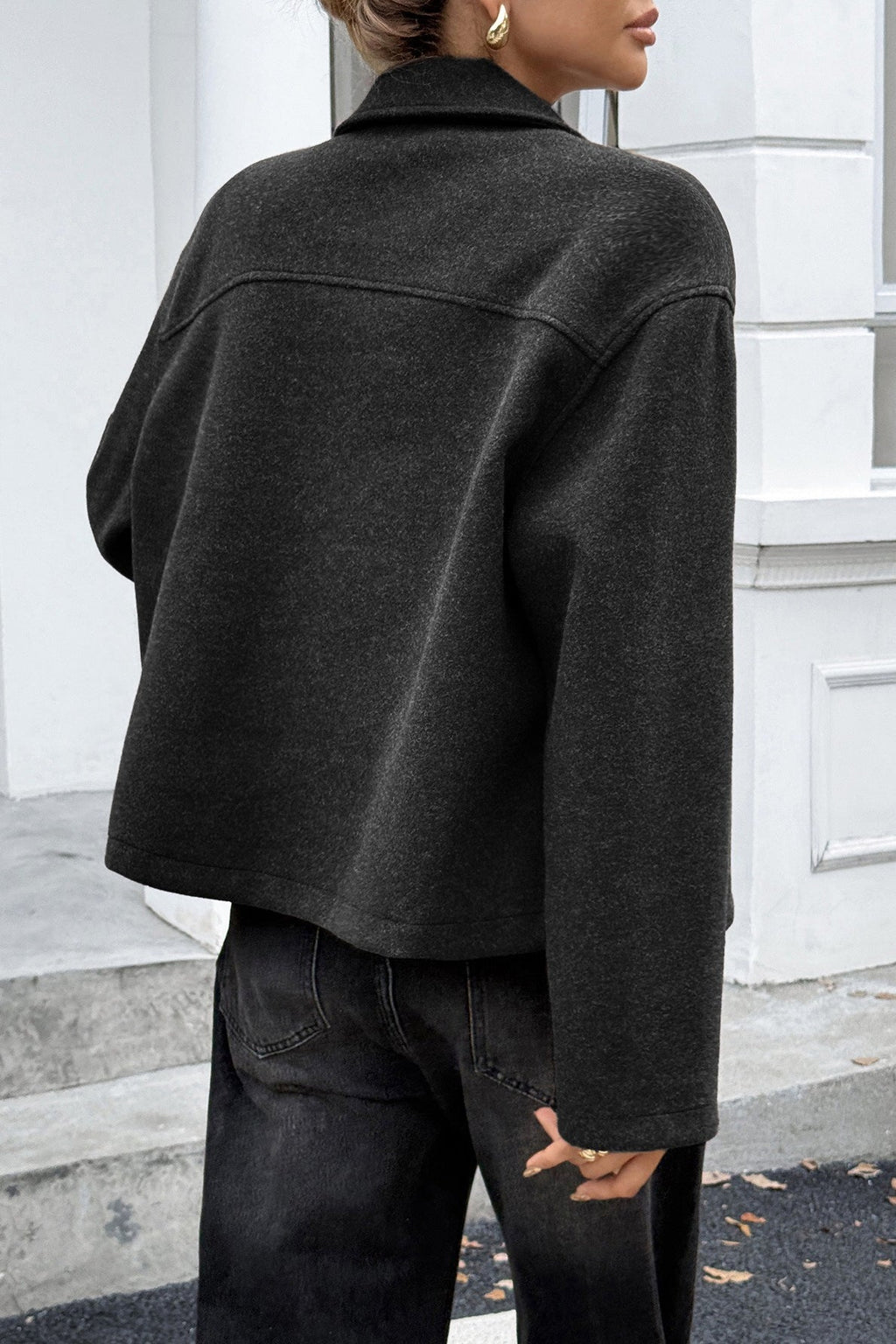 Elegant Long Sleeve Versatile Jacket image 12