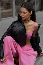 Essential Cropped Puffy Puffer Jacket image 15