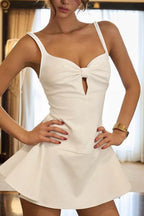 Summer French Pure Desire Elegant Slimming A-line Slip Party Dress image 2