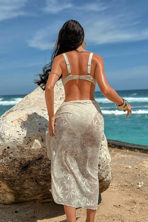 Beach Hollow Out Three Piece Swim Set image 2