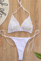 Solid Pearl Sexy Bikini Set image 5
