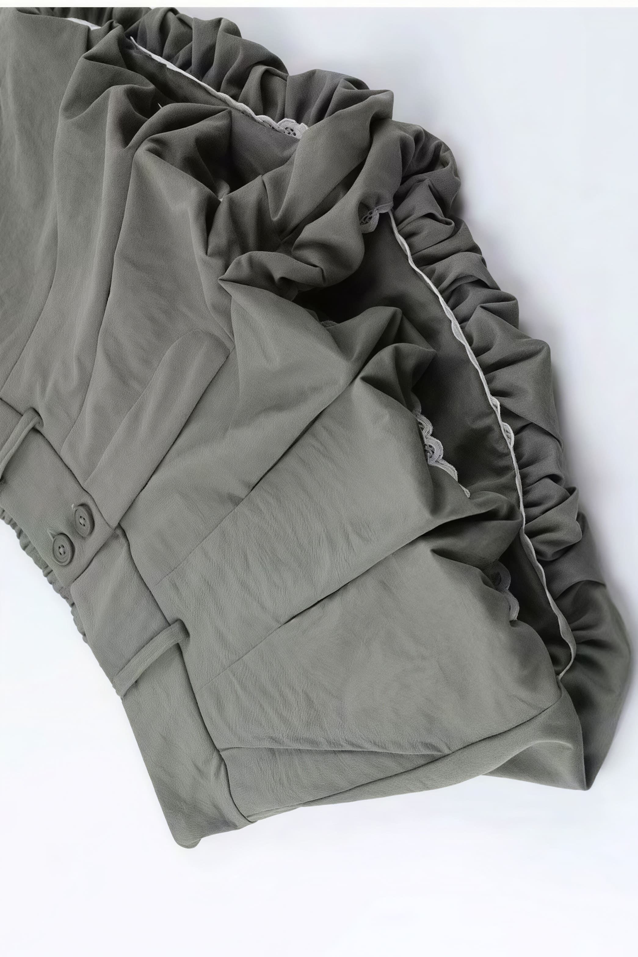 Chic Elegant Low Waist Tulip Hem Shorts image 8