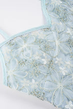 Beaded Floral Textured Cami Top image 5