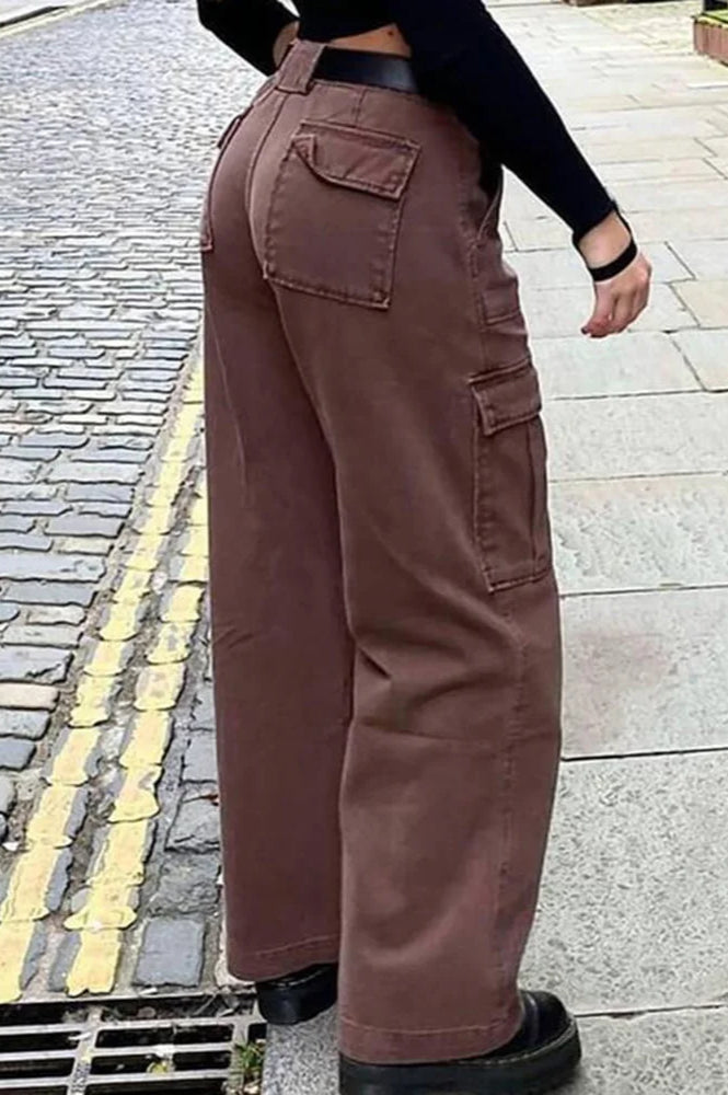 High Waist Loose Denim Jeans image 4