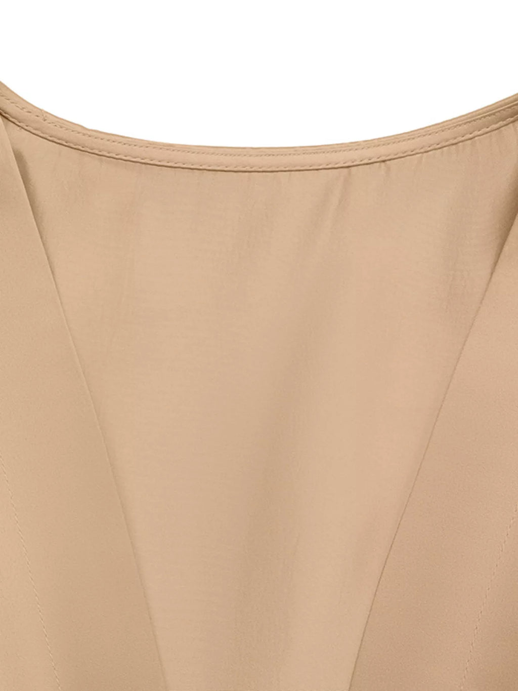 Anais Satin Dress detail view styled for Avrienne