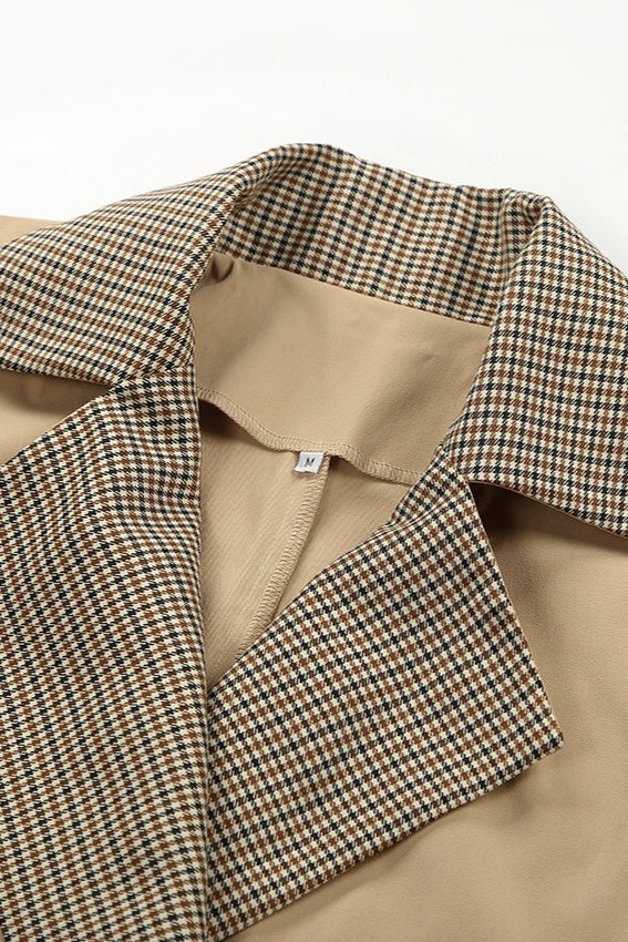 Vintage Paneled Double-Breasted Trench Coat image 5