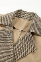 Vintage Paneled Double-Breasted Trench Coat image 5