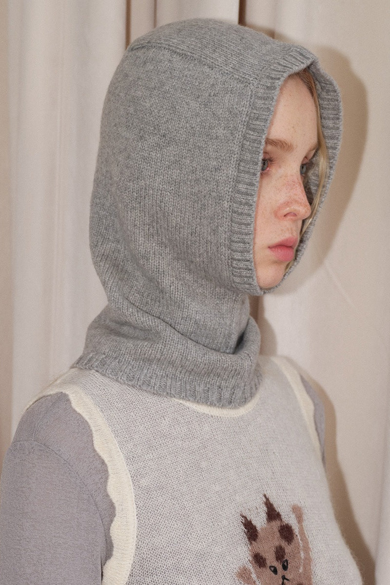 Wool Balaclava One-Piece Warm Knitted Hat image 1