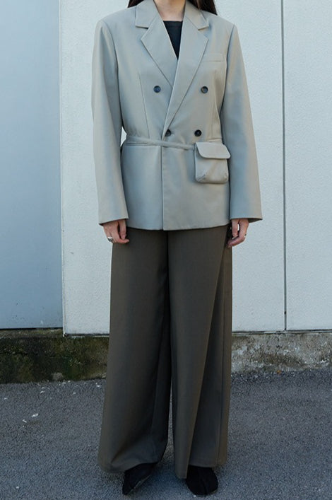 Commuter Style Belted Blazer image 5