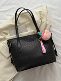 Cosette Woven Tote styled for Avrienne