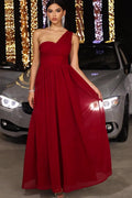 Elegant One-Shoulder Bodycon Party Dress image 1