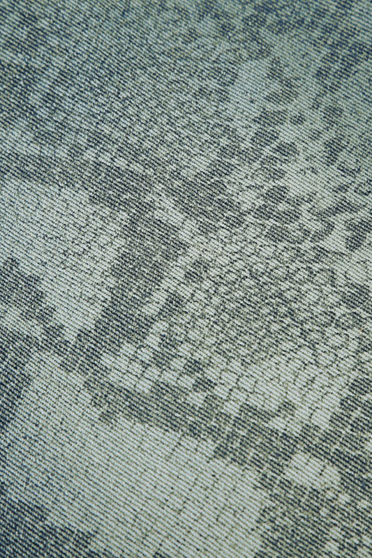 Washed Snake Print Straight Jeans image 5