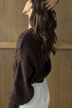 Vintage Cable Knit Crewneck Sweater image 3
