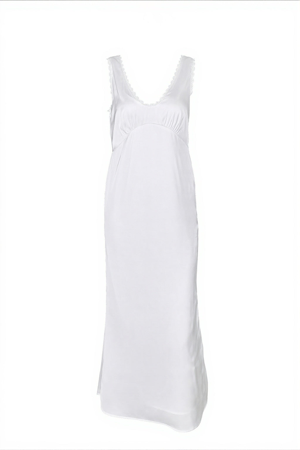 Sexy White Lace Insert Cami Bodycon Mini Dress image 6